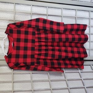 Wonder Nation bufalo print long sleeve girls dress new 5T